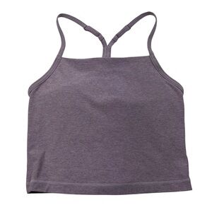 FLX Light Purple Racerback Athletic Built In Bra Brami Tank Top Active/Outdoor M